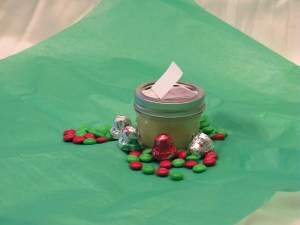 Place gift and paper now ready To wrap.