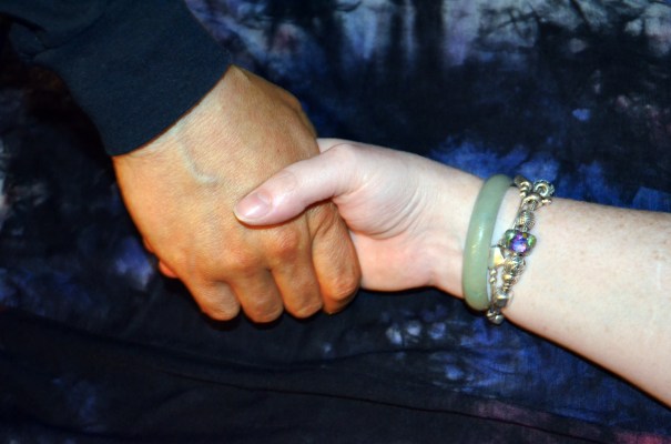 Hands of different color